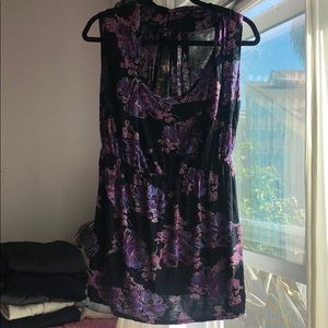 Free People cotton top / mini dress Size L